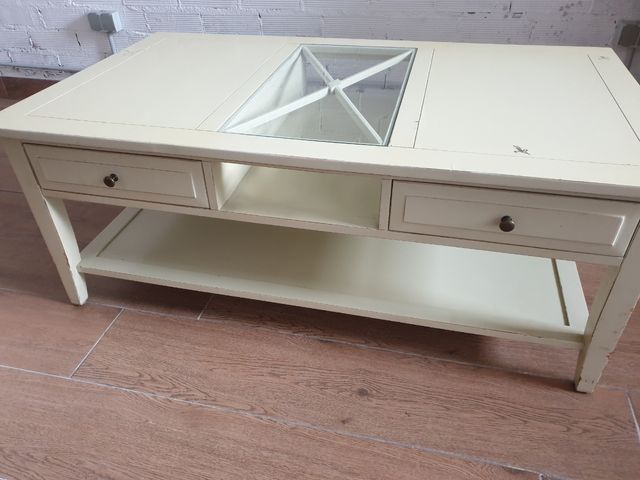 Mesa de centro de Salon de madera estilo retro