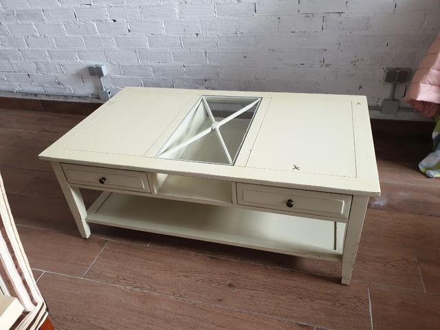 Mesa de centro de Salon de madera estilo retro