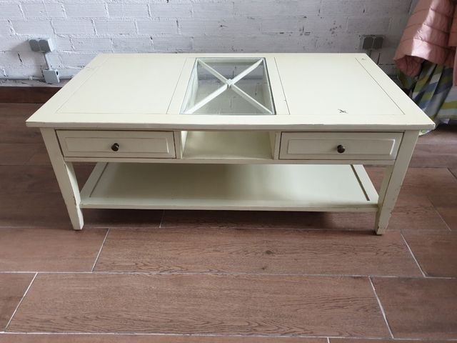 Mesa de centro de Salon de madera estilo retro