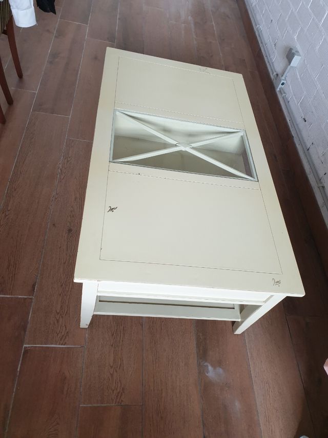 Mesa de centro de Salon de madera estilo retro