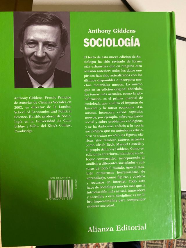 Sociología. Guiddens