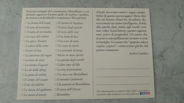 Ricardino. Comisario Montalbano.