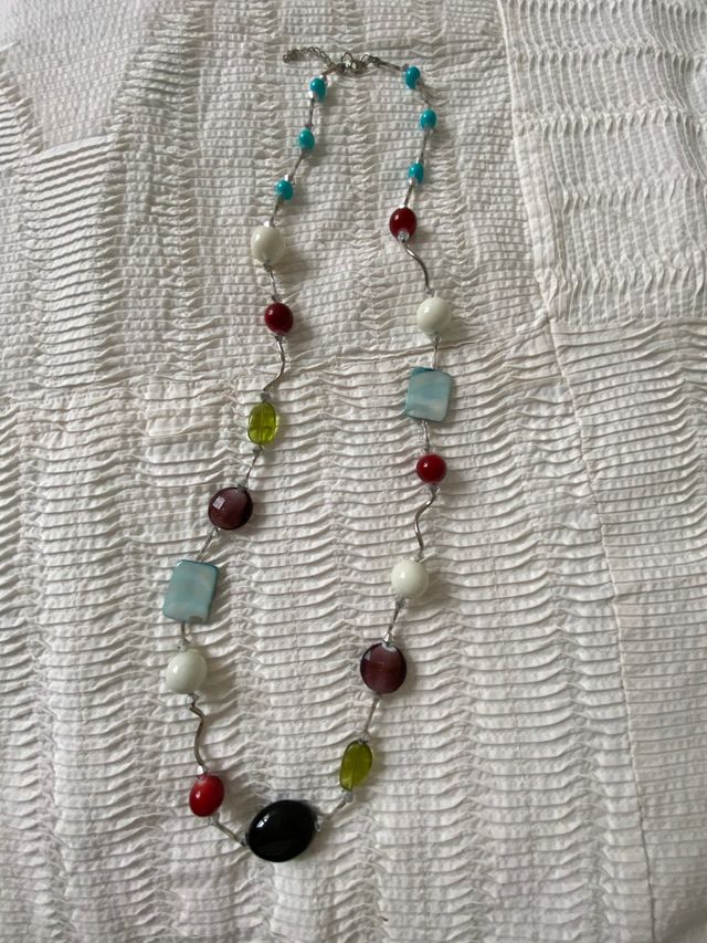 Collar vidrio colores