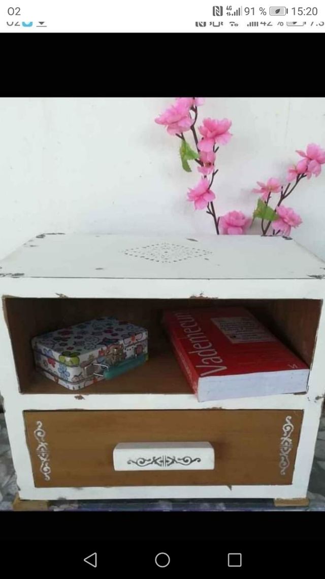 cajonera única, 32x22x27'5de alto