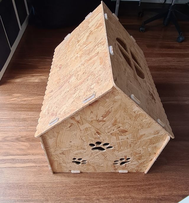 Casita desmontable para mascota