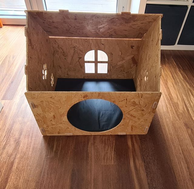Casita desmontable para mascota