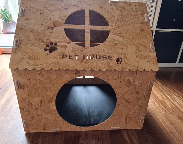 Casita desmontable para mascota