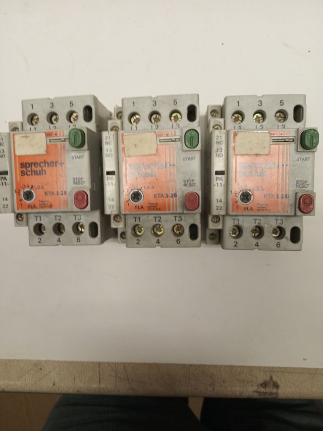 Contactores y guarda motores