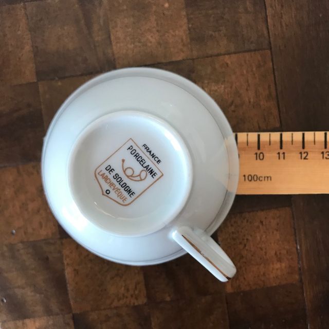 Servicio café Porcelana Sologne