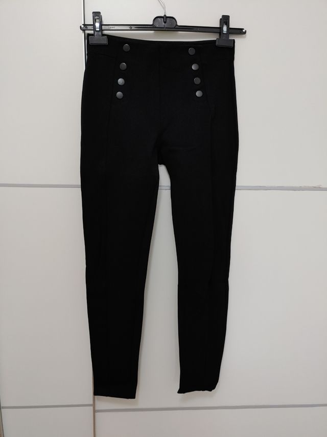 Pantalón elástico negro