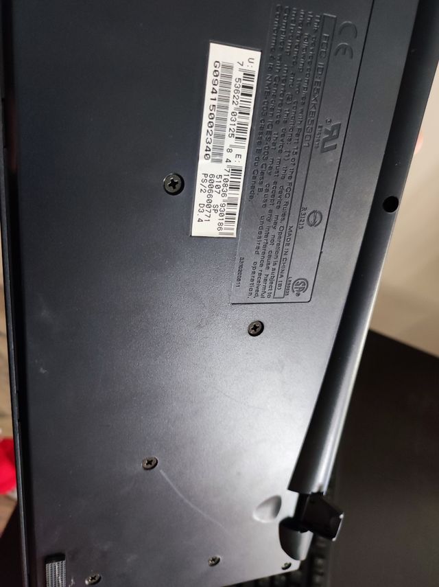 Teclado negro 14 unidades