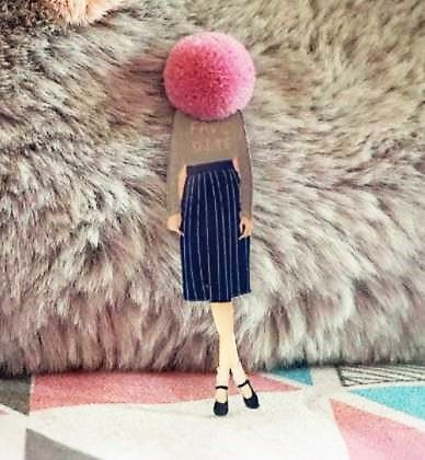 Originales broches de acrilico con pelo afro