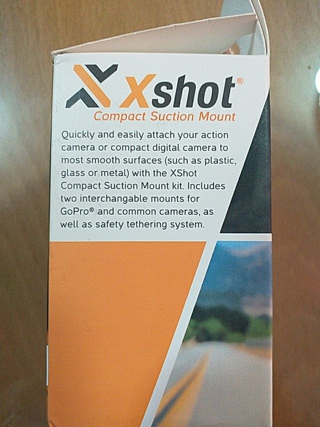 Ventosa para sujetar cámaras Gopro extrafuerte.