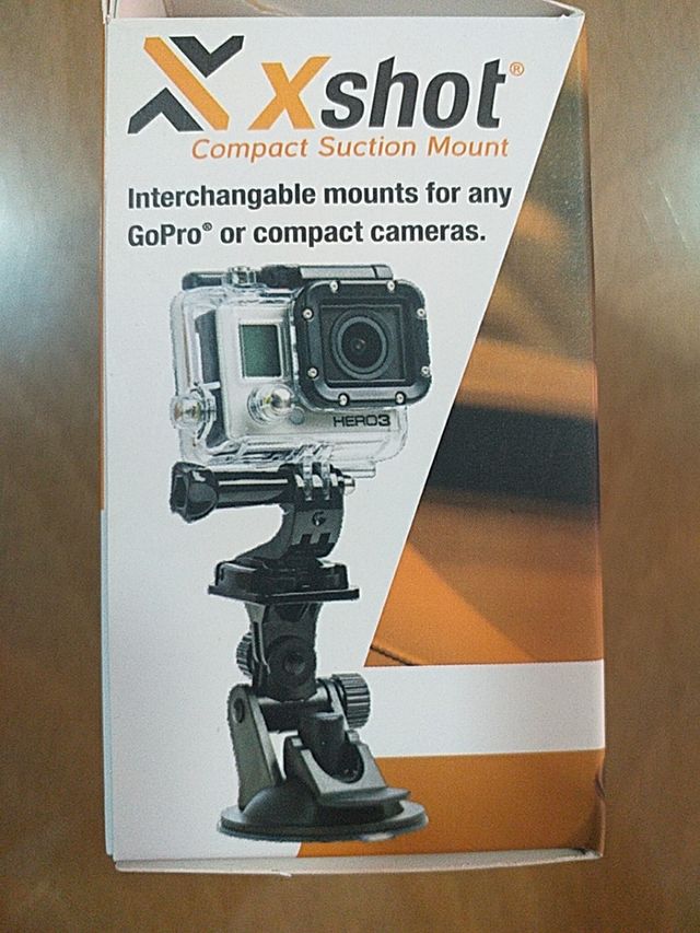 Ventosa para sujetar cámaras Gopro extrafuerte.