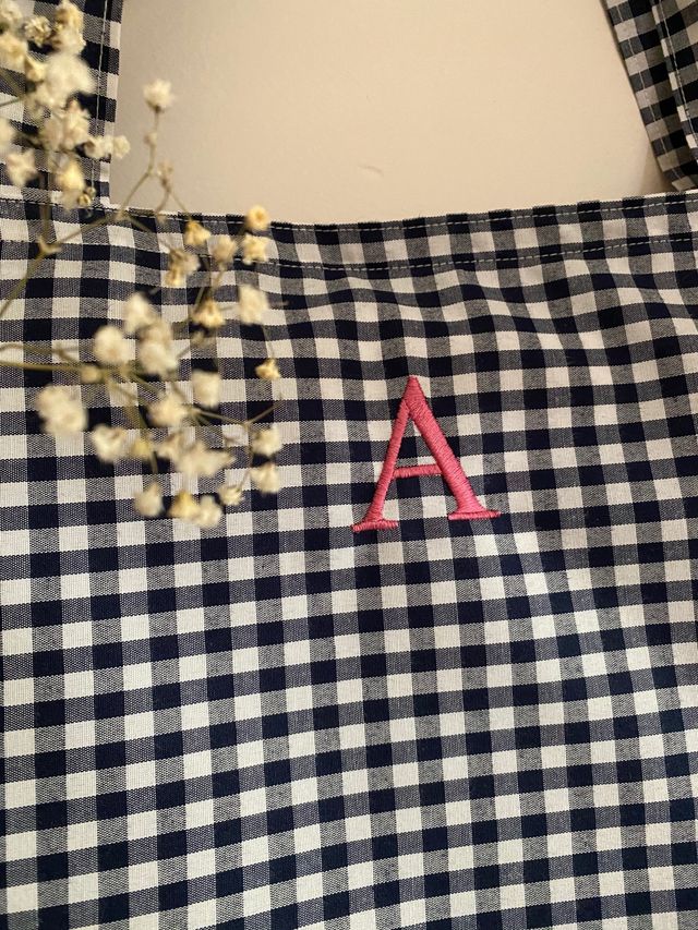 Bolso vichy personalizado