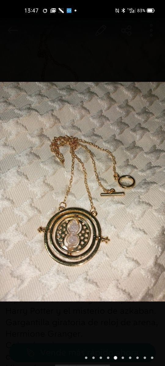 Collar, cadena, colgante Harry Potter