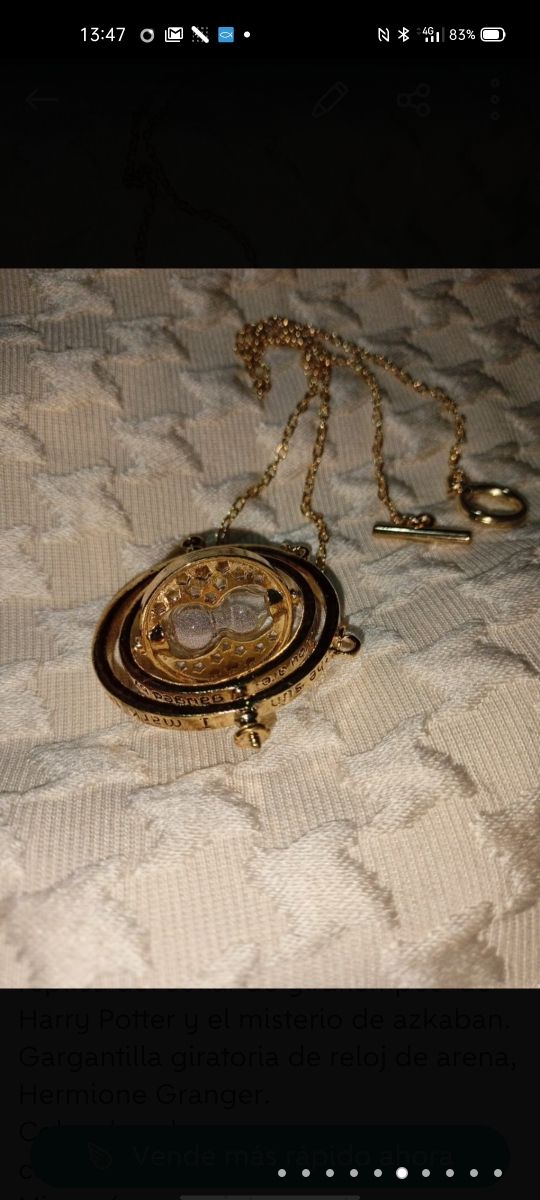 Collar, cadena, colgante Harry Potter