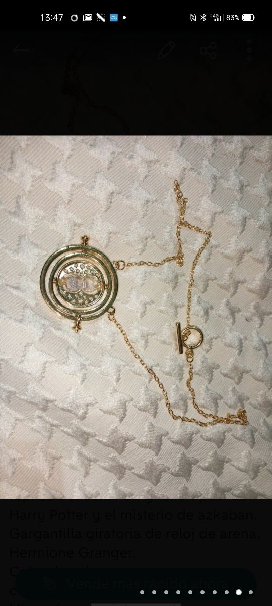 Collar, cadena, colgante Harry Potter