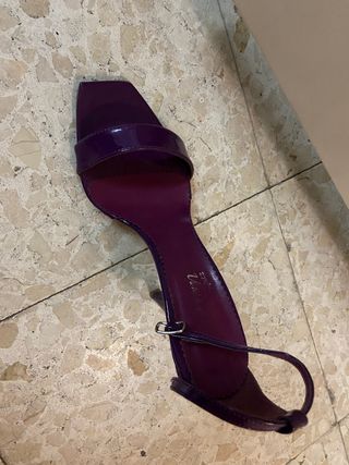 sandalias moradas marypaz