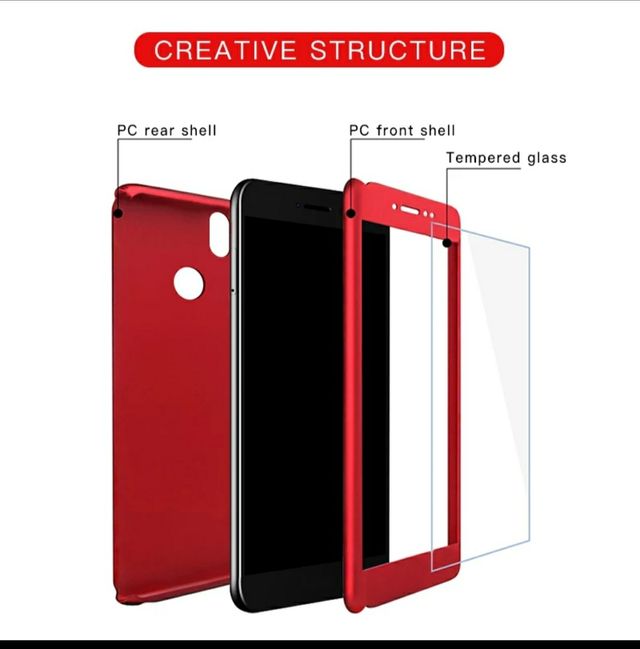 carcasa y protector de movil