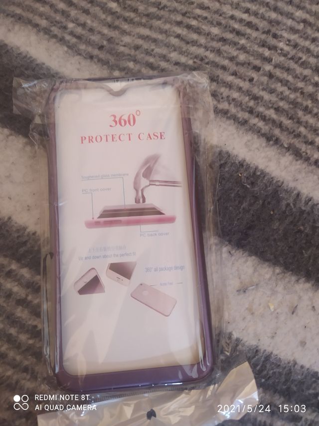 carcasa y protector de movil