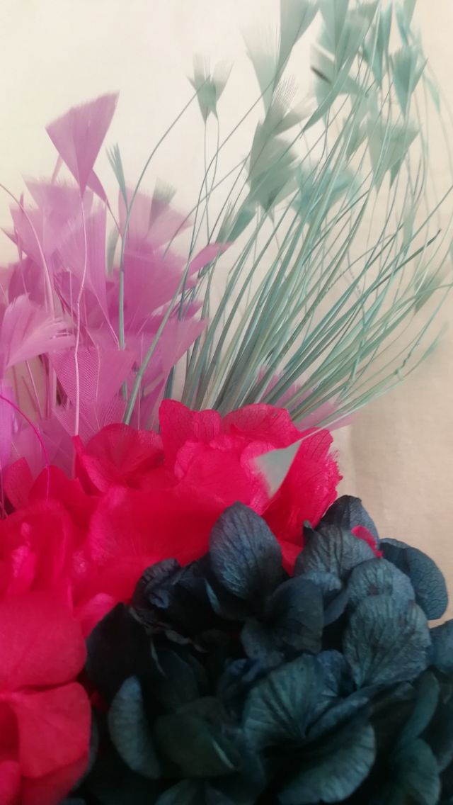 Broche flores preservadas naturales 