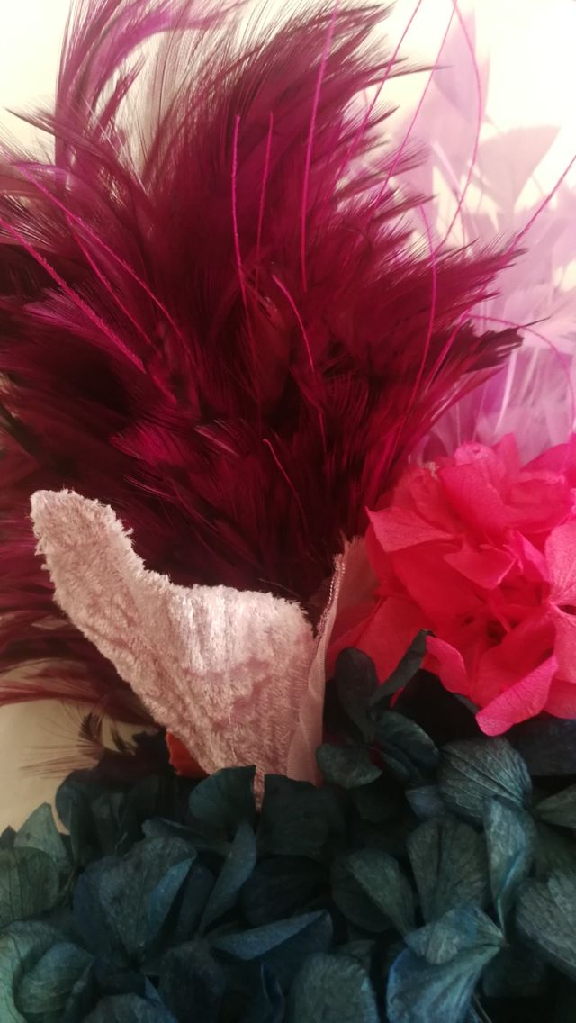 Broche flores preservadas naturales 