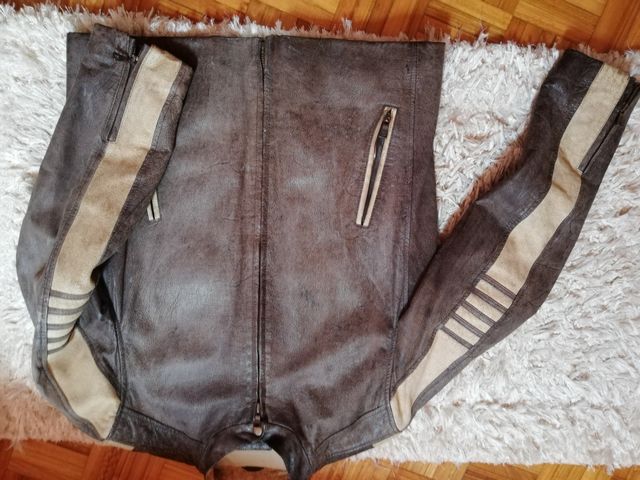 Cazadora Piel Motera