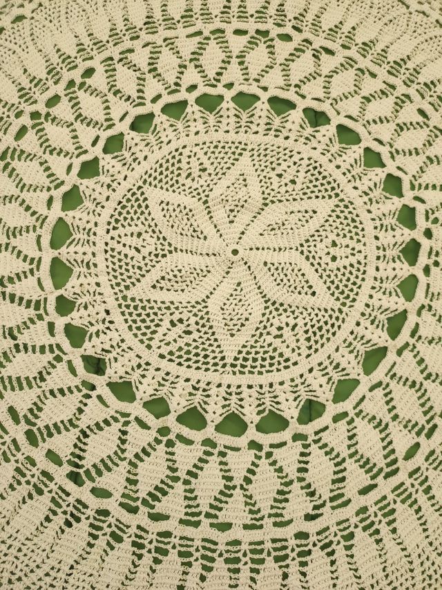 Mantel hecho a ganchillo