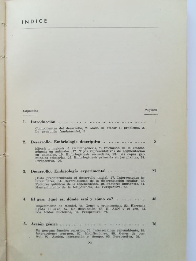 Genética del desarrollo, F. J. Gottlieb