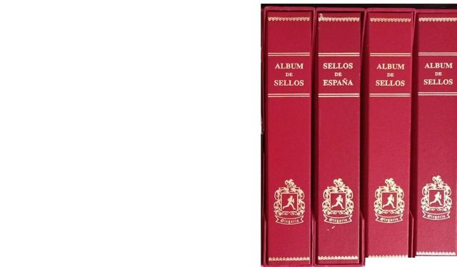 ALBUMES PARA SELLOS SAFE DE 14 ANILLAS, CON HOJAS