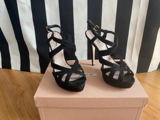 Sandalias negras Miu Miu 37 de segunda mano por 155 EUR en Bilbao en  WALLAPOP