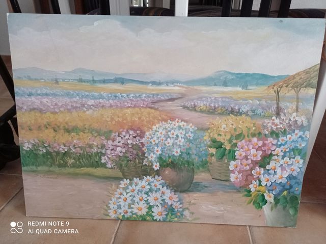 Cuadro de paisaje primaveral