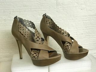 Sandalias Peep Toes Guess Nude Talla 37