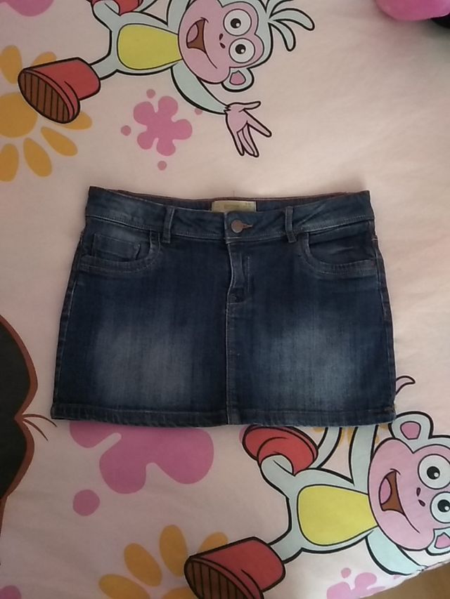 falda vaquera niña talla 9-10 y 15_16
