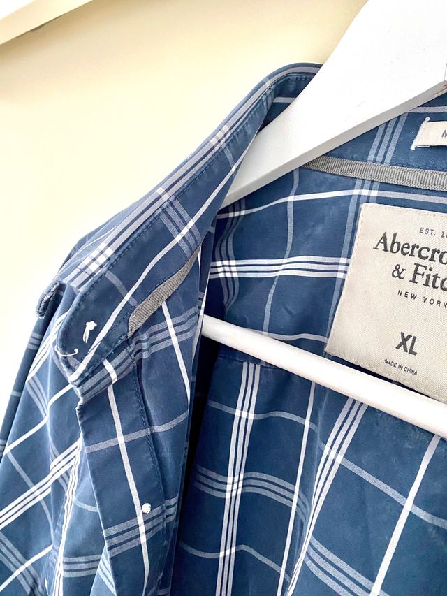 Camisa a cuadros Abercrombie & Fitch