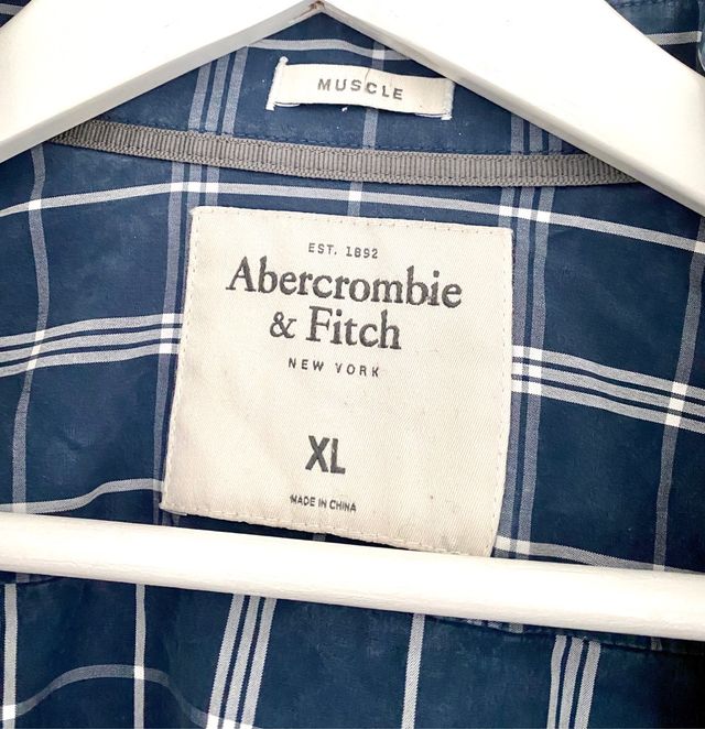 Camisa a cuadros Abercrombie & Fitch