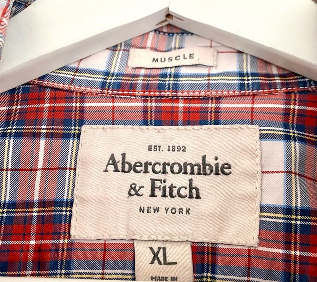 Camisa a cuadros Abercrombie & Fitch
