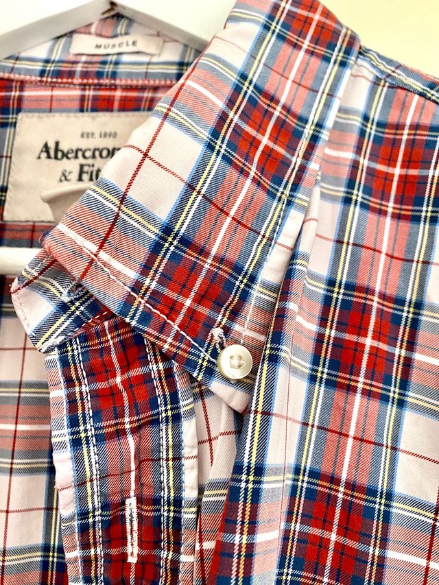 Camisa a cuadros Abercrombie & Fitch
