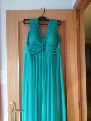 Vestido largo fiesta el corte inglés talla l de segunda mano por 25 EUR en  Valladolid en WALLAPOP
