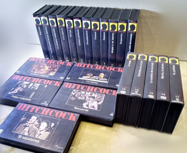 "Alfred Hitchcock"22 Películas Colección VHS negoc
