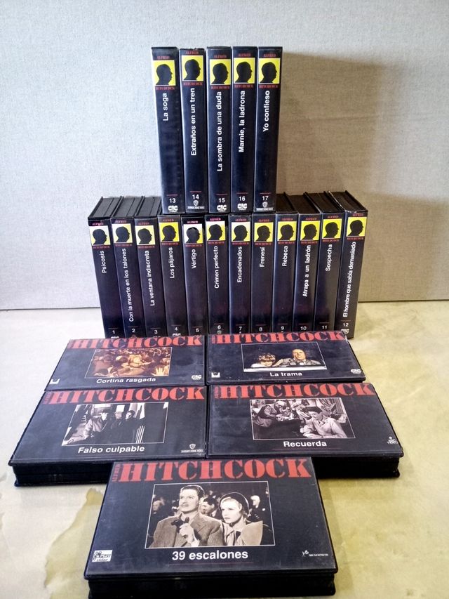 "Alfred Hitchcock"22 Películas Colección VHS negoc