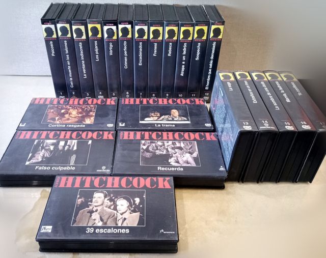 "Alfred Hitchcock"22 Películas Colección VHS negoc