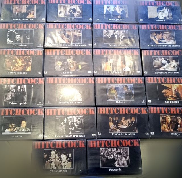 "Alfred Hitchcock"22 Películas Colección VHS negoc