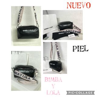 Bolso Piel BIMBA y Lola Bandolera rosa Nuevo de segunda mano por 125 EUR en  Terrassa en WALLAPOP