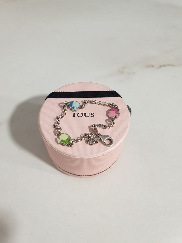 Pulsera plata Tous