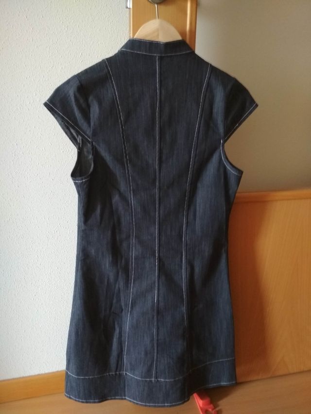 Vestido vaquero elástico
