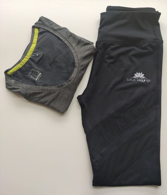 Conjunto para gimnasia y deporte