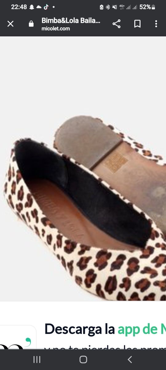 Bailarinas o Manoletinas