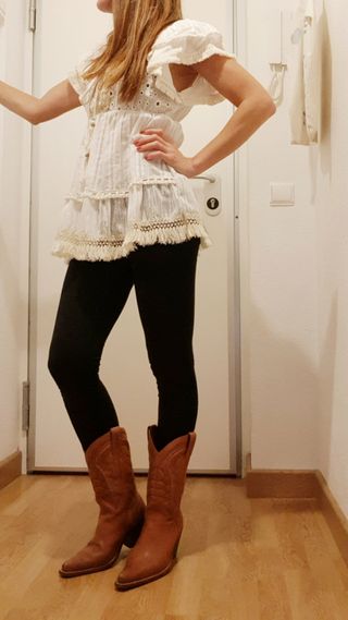 Botas Texanas SANCHO mujer 38 de segunda mano por 50 EUR en Marbella en  WALLAPOP